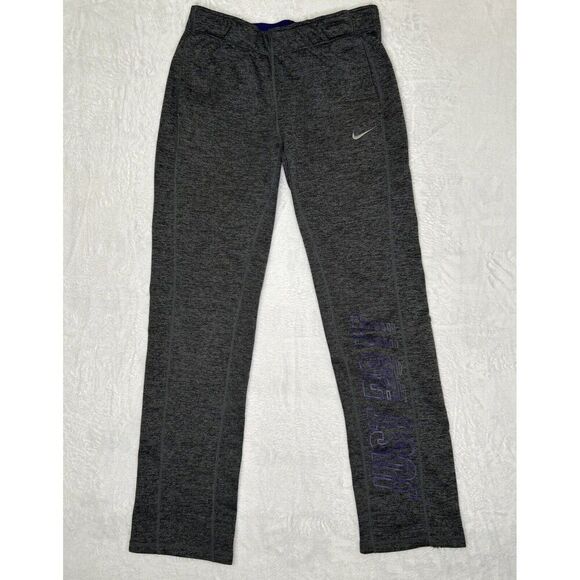 Nike Therma-Fit Gray Fleece Lined Sweat Pants Women’s Size Small Just Do - Picture 1 of 11